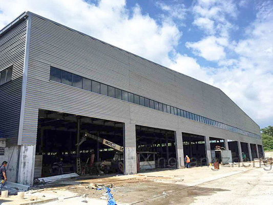 Διαρρύθμιση Αποθήκη χάλυβα δομή Ευέλικτο σχέδιο Πύλη Φρέμα Αποθήκη