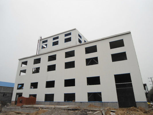 Ζωγραφική Χάλυβα δομή Αποθήκη Prefab Αποθήκη κτίριο ISO9001